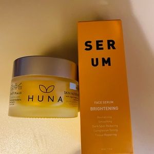 SERUM face brightening serum & HUNA face balm